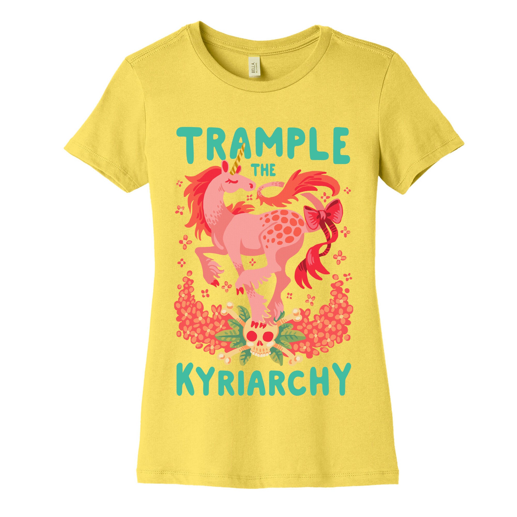 Trample the Kyriarchy Women's Cotton Tee
